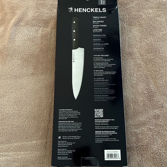 Henckels 3-Pc Starter Knife Set - Picture 2 of 6
